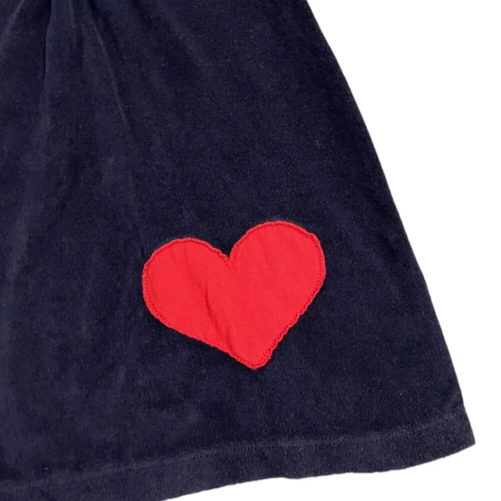 Hanna Andersson Sz 80 (18-24m) Heart Appliqué Swim Cover-Up